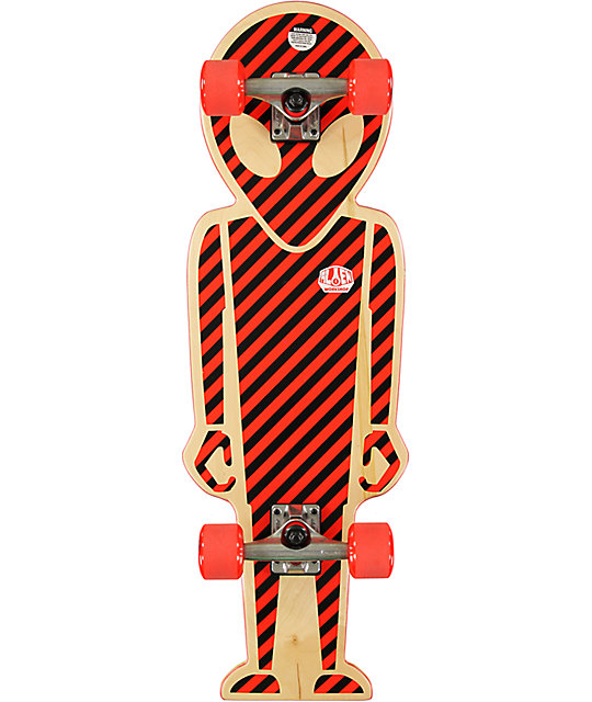 Alien Soldier 32" Shaped Cruiser Complete Skateboard at Zumiez